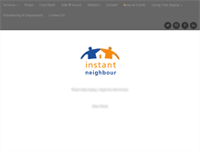 Tablet Screenshot of instantneighbour.co.uk